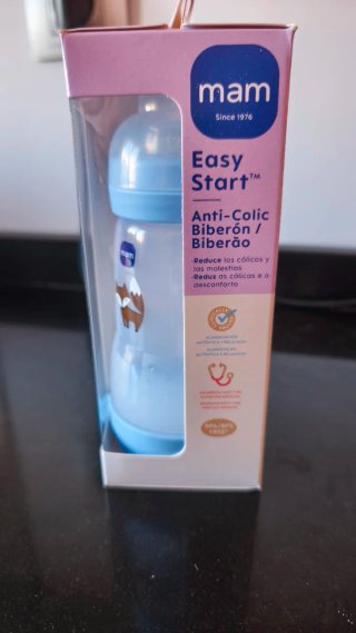 Biberón MAM 260ml. Sin estrenar.