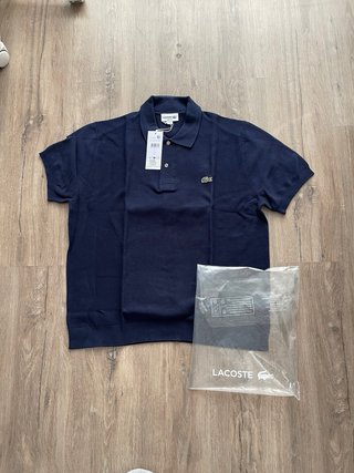 Polo Lacoste original Azul Talla M