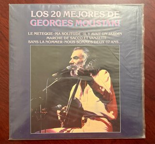 Vinilo Los 20 Mejores de Georges Moustaki
