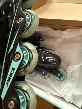 Patines en línea JOINICE negros y turquesa