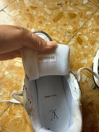 Louis Vuitton white & black sneakers