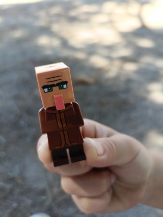Aldeano Minecraft Figura Coleccionable