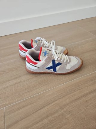 Zapatillas Munich Talla 39 Gris/Blanco
