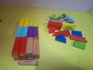 Bloques de madera educativos