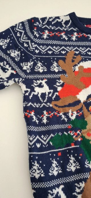 Jersey Navideño Reno Divertido Talla L