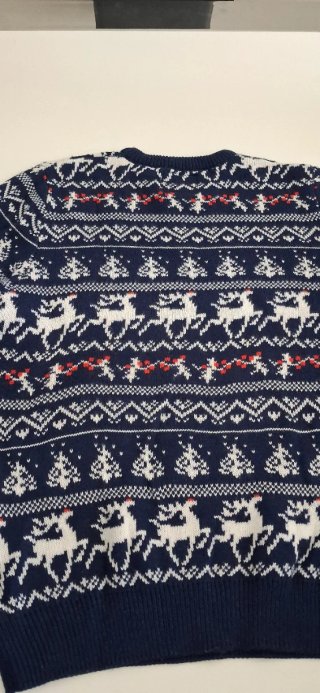 Jersey Navideño Reno Divertido Talla L