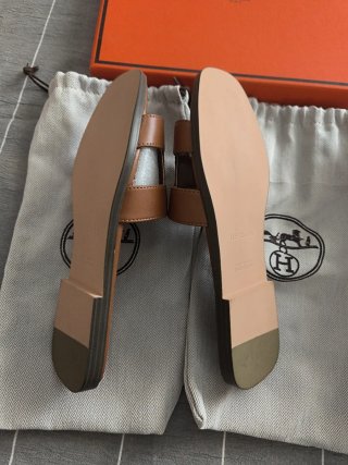 Sandalias Hermés Paris Marrón Talla 39