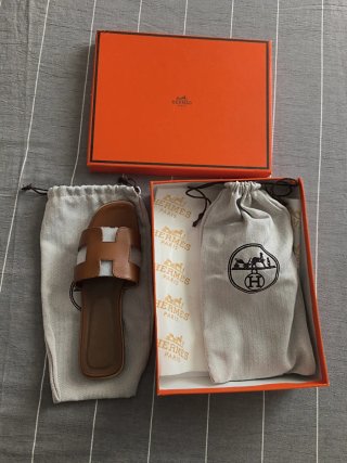 Sandalias Hermés Paris Marrón Talla 39