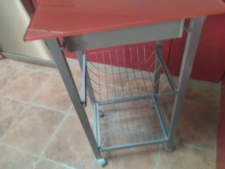 Carrito Auxiliar Cocina con Ruedas