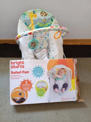 Hamaca Bebe Bright Starts Safari Fun Vibratoria