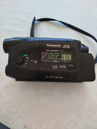 Videocámara Panasonic A3 VHS-C Negra