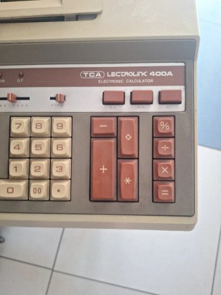 Calculadora TCA Lectrolink 400A Vintage