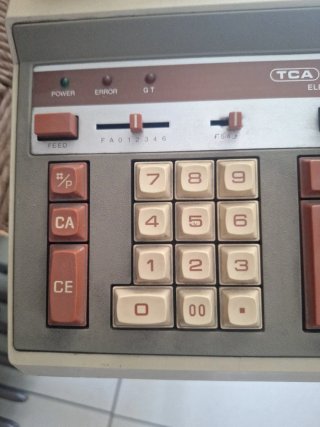 Calculadora TCA Lectrolink 400A Vintage
