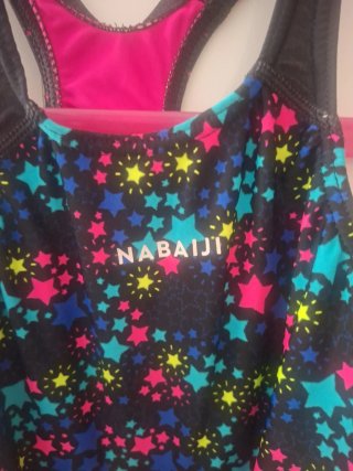 Bañador niña Nabaiji estrellas