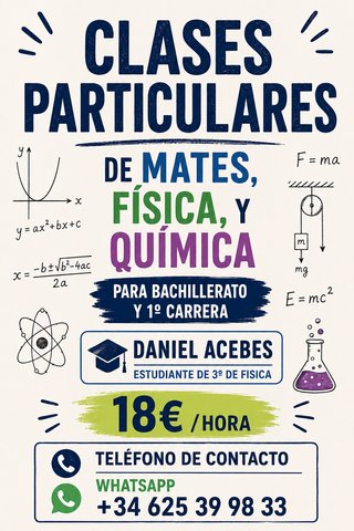 Clases Particulares de Mates, Física y Química