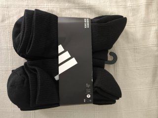 Pack 6 pares calcetines Adidas altos Talla 43-45