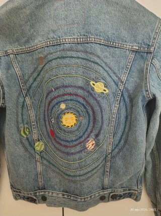 Cazadora Levi's Hombre Azul Sistema solar