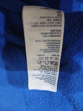 Felpa Abercrombie & Fitch blu con zip