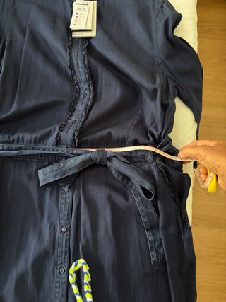 Vestido Cortefiel Azul Talla XL