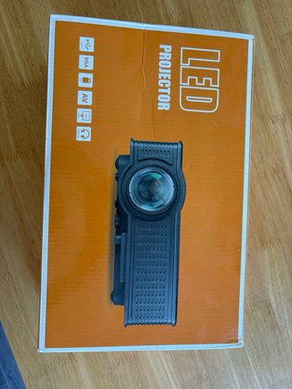 Proyector LED Negro/Plateado Nuevo