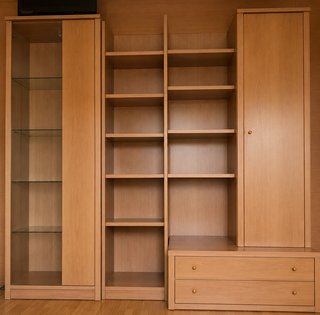 Mueble de salón modular madera