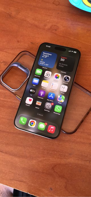 iPhone 16 Pro Max Oro/Plata