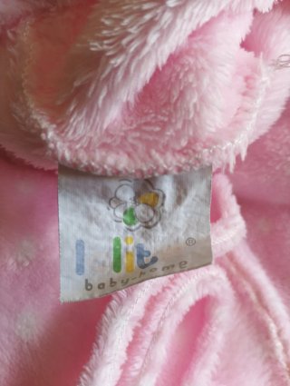 Sábana coralina minicuna/capazo rosa
