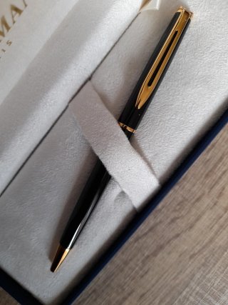Bolígrafo Waterman Negro con Estuche