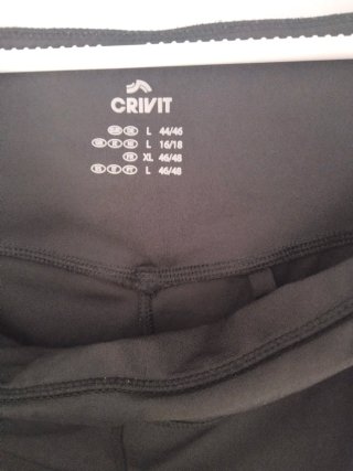 Mallas deportivas Crivit negras Talla L