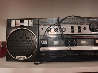 Radiocassette Sanyo M-W700K Doble Pletina Vintage