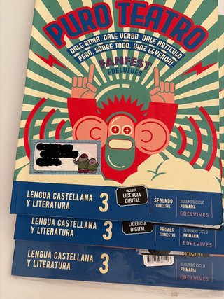 Libros lenguaje 3º primaria Edelvives