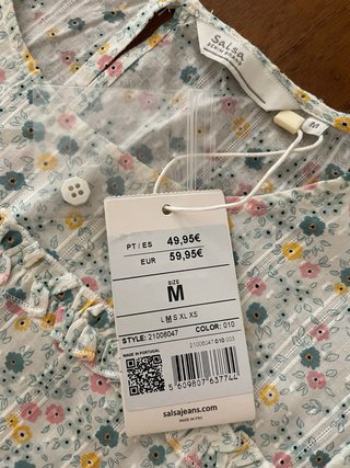 Blusa Salsa floral M
