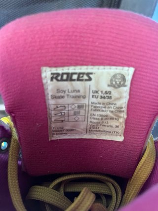 Patines Soy Luna Talla 34-35