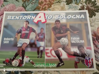 8 Cartoline Bologna FC anno 1996