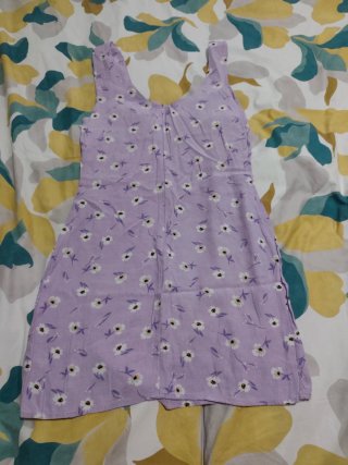 Vestido Verano Malva Floral Pull&Bear