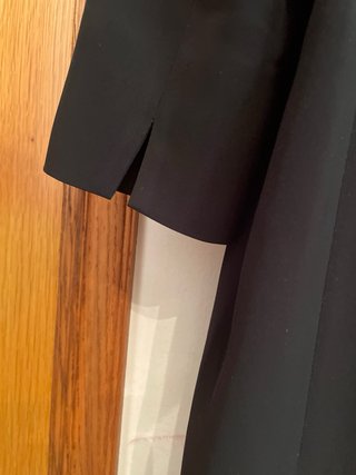 Vestido camisero negro CAROLL