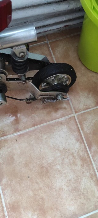 Bicicleta plegable acero con luces