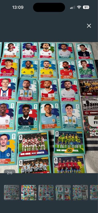 Lote cromos Mundial 2026