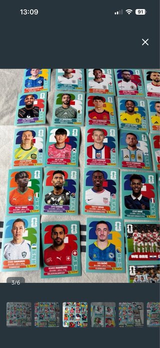 Lote cromos Mundial 2026