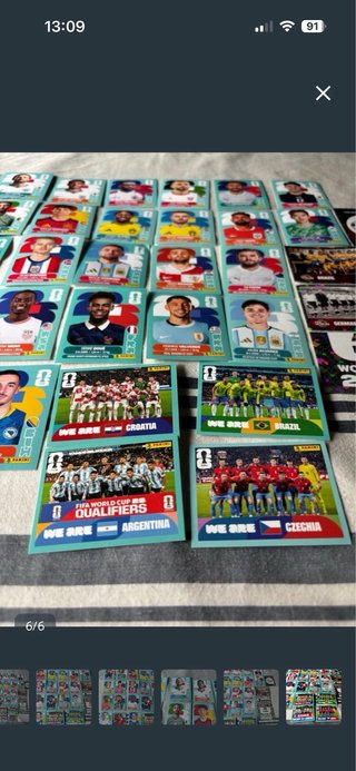 Lote cromos Mundial 2026