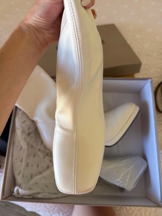 Botines Lodi Blanco Tacon Plataforma