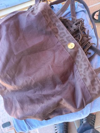 Bolso de cuero estilo bohemio