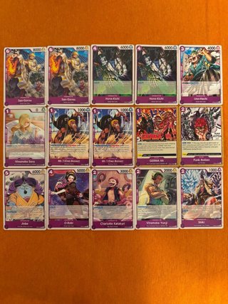 Lotto 40 Carte One Piece TCG - Condizioni NM