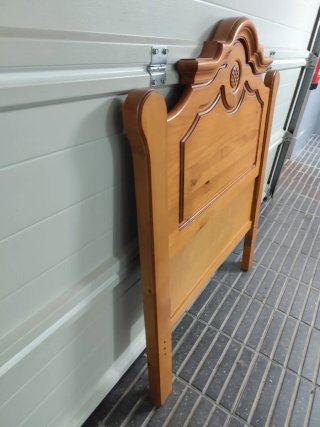 Cabecero madera cama 90