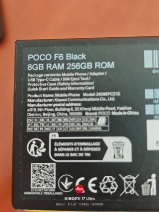 Poco F6 8/256GB 5G