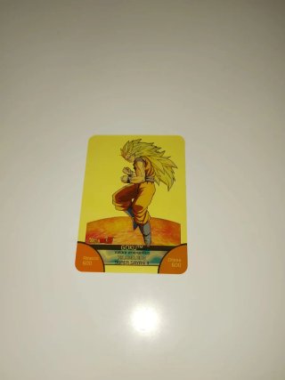 Dragon Ball Z Lamincard Goku Super Saiyan 3