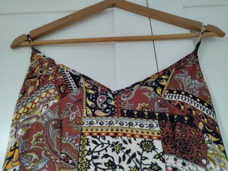 Vestido Patchwork Boho Chic Shein Talla Única