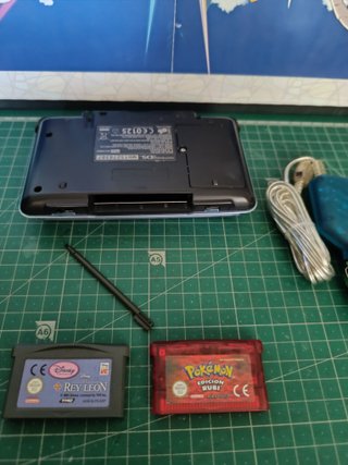Nintendo DS Fat + Cargador Coche + Juegos GBA