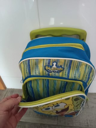 Mochila infantil Bob Esponja con ruedas