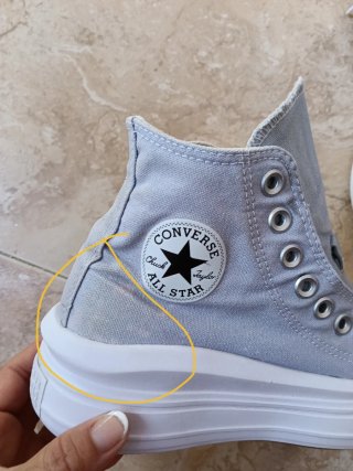 Converse Lila Desgastado Talla 36